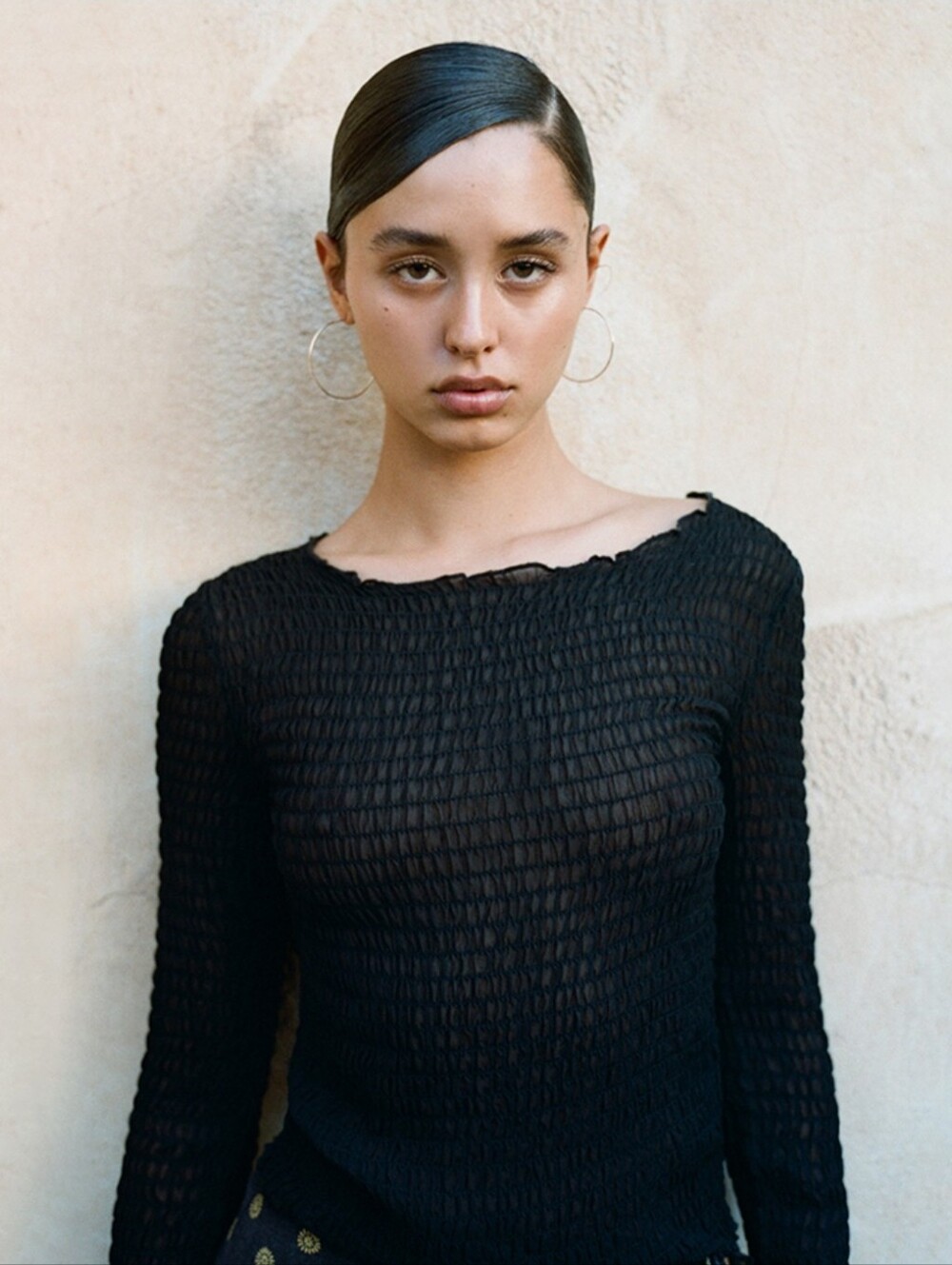 Realisation Par Black Chloe Sheer Silk Top Size XS